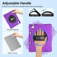 thumbnail image 3 of Case for iPad Air 13 Inch Case M3 2025 M2 2024, Rugged iPad Pro 12.9 6th/5th/4th/3rd Generation Case with Screen Protector/Kickstand/Handle Grip/Shoulder Strap/Pencil Holder, 3 of 7