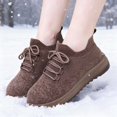 thumbnail image 6 of Casual Snow Shoes for Women Breathable Mesh Plush Lined Outdoor Walking Shoes Insulated Round Toe Ankle Boots, 6 of 9