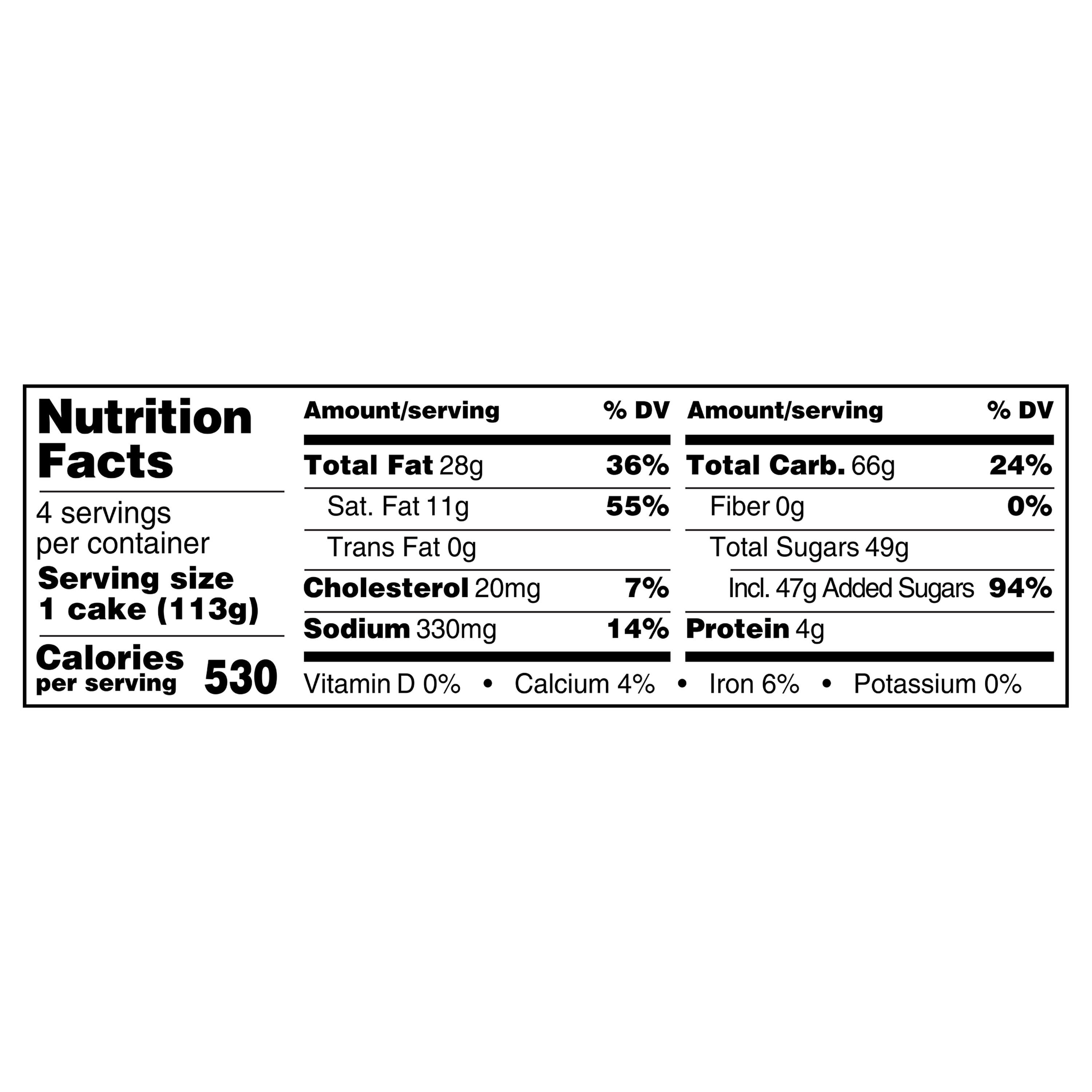 Freshness Guaranteed Baked S’mores Mini Bundt Cakes, 14 oz, 4 Count (Shelf Stable)