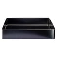 thumbnail image 3 of Eden Bath EB-SS002BK 18.9 x 14.6 in. Rectangular Stainless Steel Vessel Sink with Drain in Black, 3 of 7