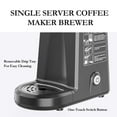 thumbnail image 4 of CHULUX Single Serve Coffee Maker, K Cup Coffee Machine for Single Cup Capsule with 12 Ounce Reservoir, Black, 4 of 7