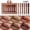 A, variant on Kokovifyves 6 Count Lip Gloss Gift Set, Portable Daily Lip Cosmetic Kit for Women 1.9ml