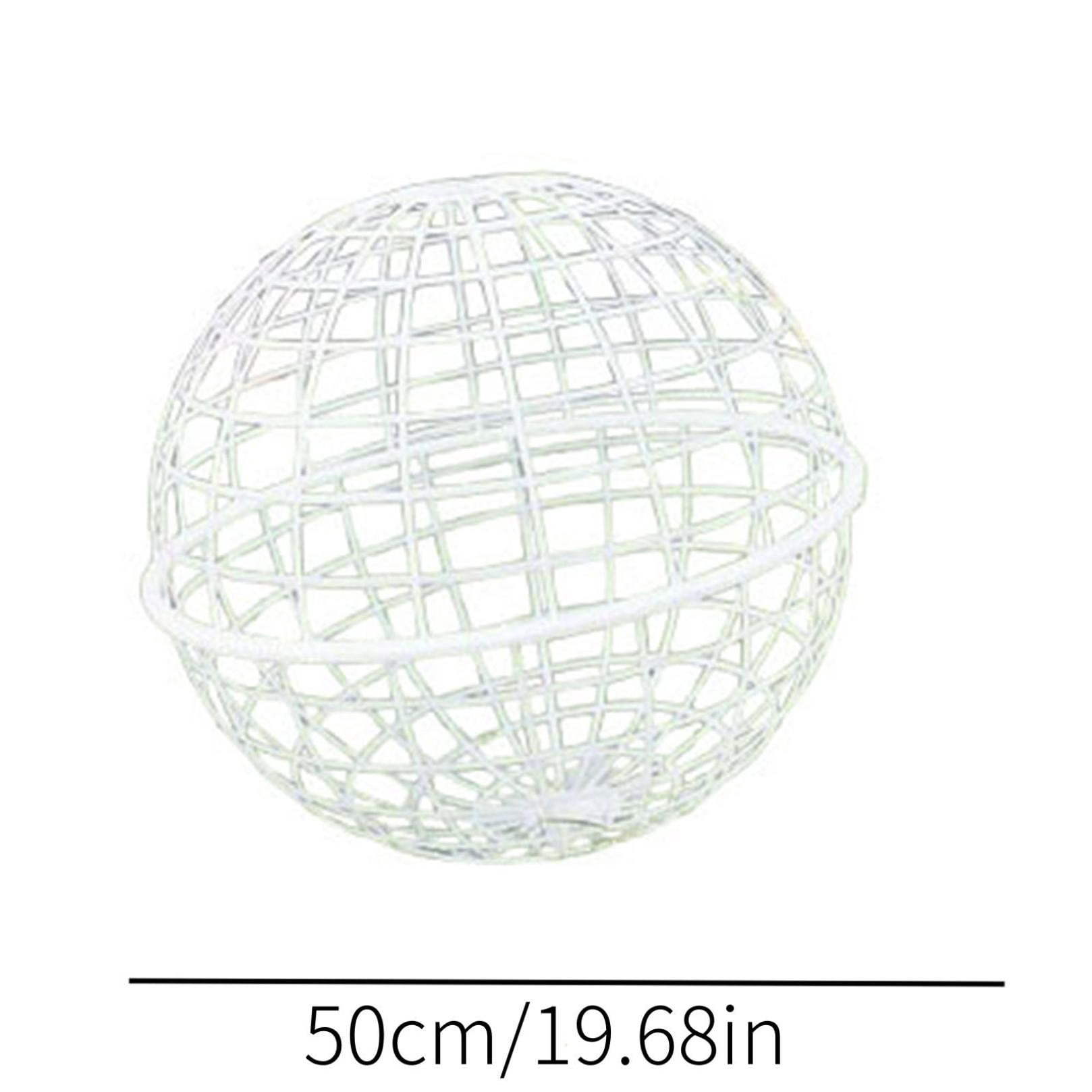1PC DSRHJI Spherical Mobile Chicken,Rolling Circular Chicken Cage Rabbit Running Net Pet Cage Outdoor Farm Balls Shaped Mobile Coop,For To Dogs From Biting And Horses From Trampling(11.47*50*50)cm