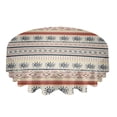 thumbnail image 3 of Christmas Snowflake Texture Blue Round Tablecloth Waterproof Wedding Decor Table Cover Christmas Party Decorative Tablecloth, 3 of 6