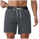 thumbnail image 1 of Pantalones Cortos de Cintura Elástica para Hombre Pantalones de Baño Impresos Respirables Secos Rápidos, Pantalones de Cintura Elástica para Hombre para la Playa Y Diarios, 1 of 8