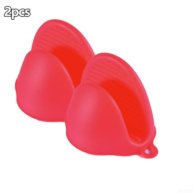 UHUSE Anti Hot Silicone Hand Clip Heat Insulation Gloves Non-Slip Kitchen Oven Mitt