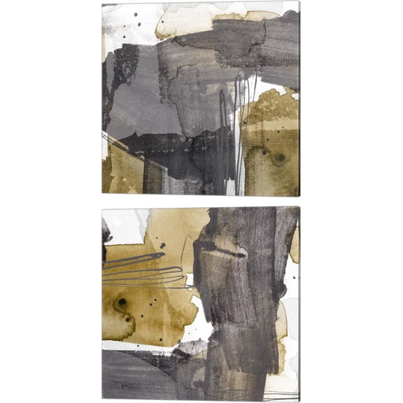 Great Art Now Great Plains by Annie Warren 2 Piece Canvas Art Set Each 14W x 14H