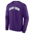 thumbnail image 2 of Men's Purple Mount Union Purple Raiders Short Name Fleece Pullover Sweatshirt, 2 of 3