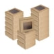 thumbnail image 1 of 20 Piezas de Cajas de Jabón de Kraft, Cajas Mini de Kraft de 3 x 3 x 1.2 Pulgadas con Ventana Transparente para Empaque de Golosinas de Fiesta (Marrón), 1 of 7