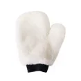 thumbnail image 1 of Guante de lavado de autos de piel de oveja natural, guantes de lavado sin rayones y sin pelusa (1 unidad, blanco), 1 of 5