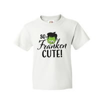 Inktastic Halloween So Franken Cute Youth T-Shirt