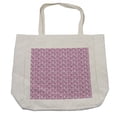 thumbnail image 1 of Mandala Shopping Bag, Rosette Ornaments Middle Eastern Persian Style with Pastel Effects, Eco-Friendly Reusable Bag for Groceries Beach and More, 15.5" X 14.5", Cream, by Ambesonne, 1 of 2