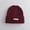 Red, variant on SuTry Boys Girls Solid Color Knit Print Beanie Hat Warm Thermal Fall Winter Casual Everyday Stocking Cap for Kids(Beige,0-15 Years)