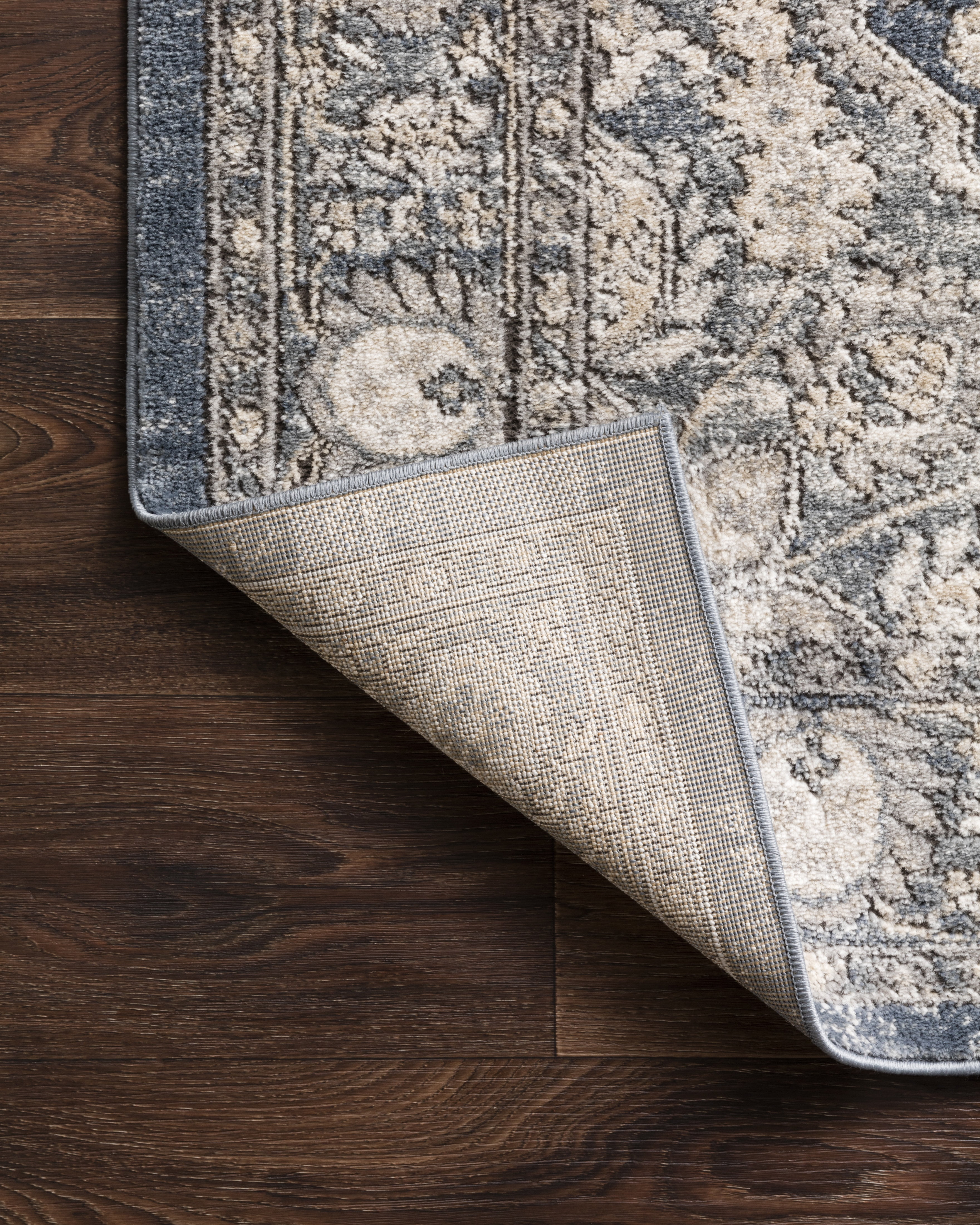 Loloi Teagan Denim / Mist 6'-7" x 9'-2" Area Rug