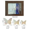 thumbnail image 2 of Wovilon Wall Stickers Murals For Bedroom, Living Room, Bedroom 3D Hollow Butterfly Wall Stickers Home Decor Cardboard Butterfly Wall Stickers, 2 of 5