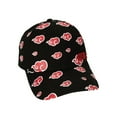 thumbnail image 1 of Naruto Akatsuki Clan Logo Adult Snapback Hat, 1 of 3