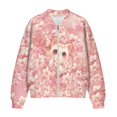 thumbnail image 4 of DISNIMO Cat Cherry Blossom Printed Sweatshirts for Women Trendy Jackets Long Sleeve Outwear Casual Sweatshirts Fall Winter Clothes, L, 4 of 7