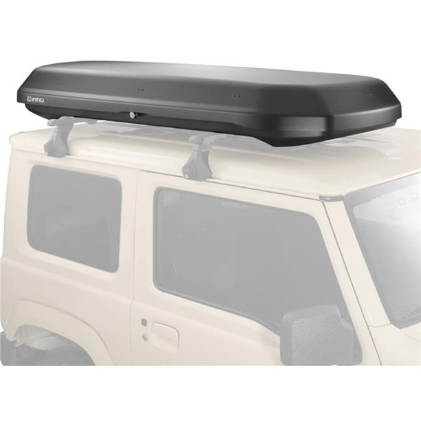 INNO BRM320MBK 11 Cu. ft. 660 Series Wedge Roof Cargo Box, Gloss Black