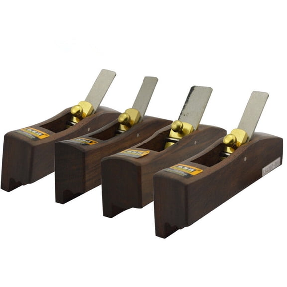 4PCS/set  Veining/Bull-nose Radius Plane Carpenter tool groove Convex plane W183