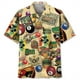 thumbnail image 3 of Camiseta hawaiana divertida para hombre con estampado de billar en 3D, camiseta holgada de verano para playa de manga corta de gran tamaño, ropa para hombre, 3 of 4