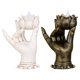 thumbnail image 5 of 2 Piezas de Candelabro de Buda, Estatua de Mano de Loto, , Decoración de Sunnimix Candelero de Buda, 5 of 8