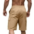 thumbnail image 5 of Athletic Shorts for Mens Drawstring Elastic Waist Sweatpants Athletic-Fit Quick-Dry Baggy Shorts Pants Absorb Sweat Loose Casual Beach Shorts Workout Running Gym Shorts with Pockets, 5 of 7