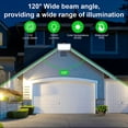 thumbnail image 4 of Ouside Foco LED Exterior 150W, Iluminación de Seguridad Impermeable IP65 para Hogar, Patio, Garaje, Terraza, 2 Piezas, 4 of 7