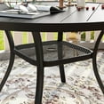thumbnail image 4 of Vicllax Outdoor Patio Dining Set Garden Style Metal 42"for Backyard Deck Porch (5 Pcs), 4 of 8