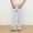 w93# White126, variant on Wuxian Boys Linen Pants Casual Solid Color Drawstring Elastic Waist Wide Leg Ankle-Tied Trousers Comfortable Breathable Summer School Uniform Sports Joggers,Army Green,6-7 Years