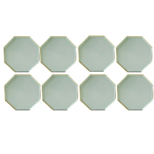 Rbaofujie Disposable Paper Plates for Dinner Waterproofs and Oil-Proof Environmentally Friendly Paper Plates Thickened Round Tableware Paper Plates Fruit Plates