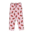 thumbnail image 4 of Goofa Watermelon Ice Cream Printed Soft Pajama Pants for Women, Wide Leg Comfy Casual Lounge Yoga Pants-X-Large, 4 of 9