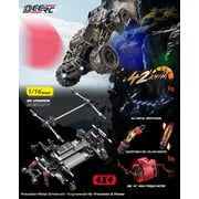 DEERC 9309E All Terrain Fast RC Cars for Adults 42KPH,4WD Electric Off-Road Remote Control Monster Truck,2.4Ghz High Speed Car,Waterproof Truck with 2 Batteries
