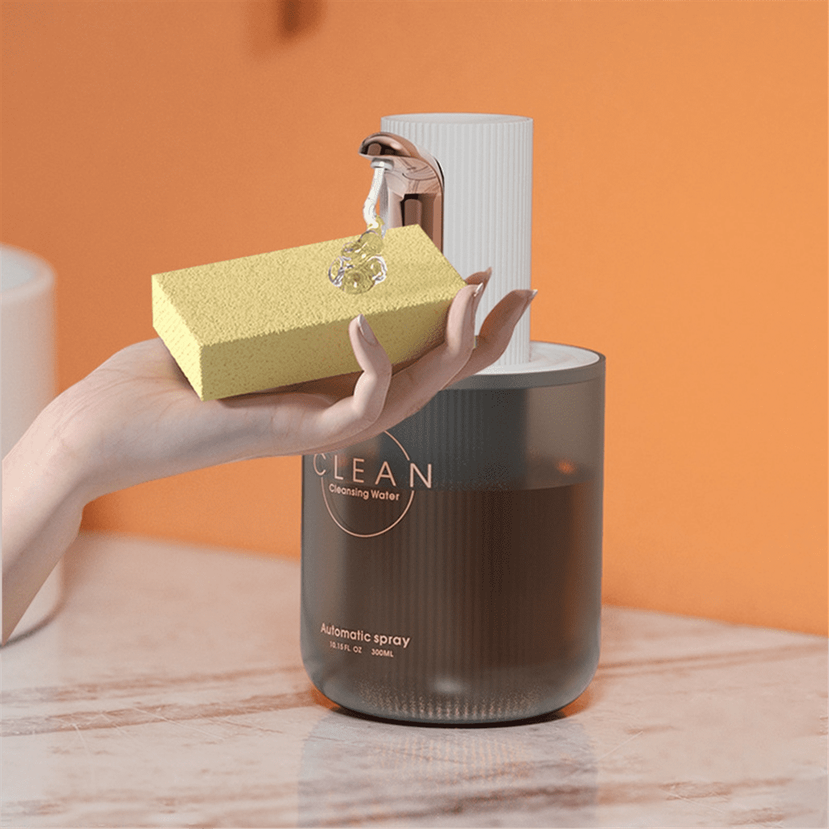 Luxury Automatic Foam Soap Dispenser - Smart USB- Bathroom Accessory with High-Quality ABS, 150-200ml Capacity B