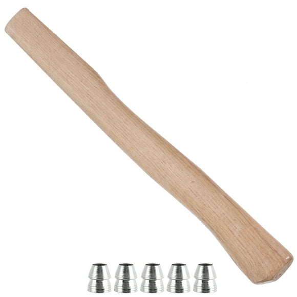 1 juego de mango de hacha de madera de repuesto, herramienta para trabajar la madera con cuñas de hacha