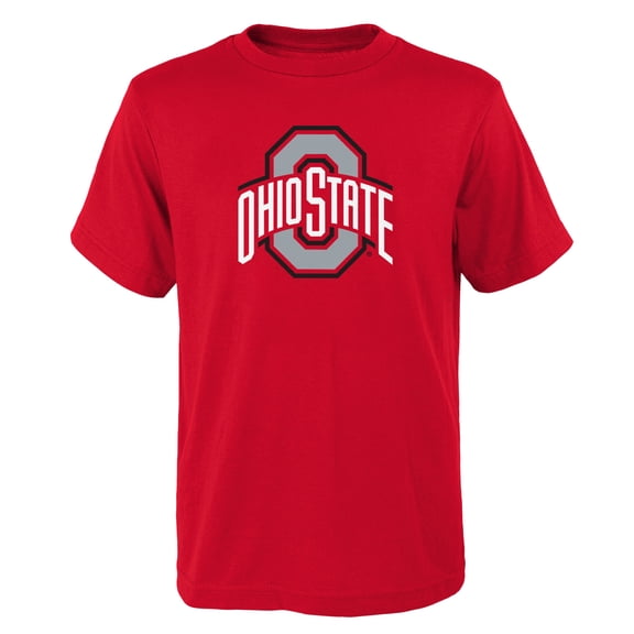 Youth Outerstuff Scarlet Ohio State Buckeyes Primary Logo T-Shirt