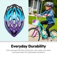 thumbnail image 5 of Schwinn Thrasher Child Bicycle Helmet, Ages 5 - 8, Purple and Blue, 5 of 7