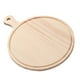 thumbnail image 1 of Tabla de madera redonda para servir pizza, pan y cocina, con asa, 30 cm 12 pulgadas, 1 of 2