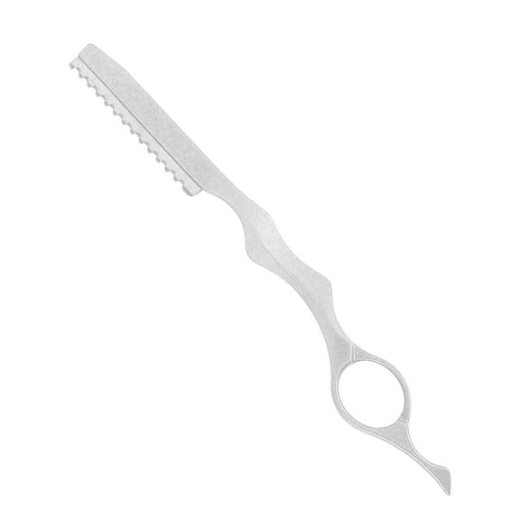 Unique Bargains 1 Pc Durable Haircut comb with Blades for Hair Styling Silver Tone