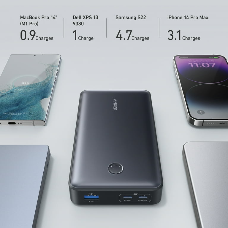 Anker 24K Power Bank (65W, 3-Port) - Walmart.com Anker 24K Power Bank (65W, 3-Port) - Walmart.com