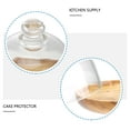 thumbnail image 3 of FUTUREORYY 1 Set Round Mini Cake Boards with Cake Dome for Serving Brown Wood for Tasting Events, 3 of 7