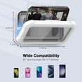 thumbnail image 4 of Shower Phone Holder Waterproof,480° Rotating Wall Phone Holder Mount with HD Touch Screen Guardian Phone up to 7 inch for iPhone 15 14 13 12 Pro 11 XR Max Samsung Galaxy S21, 4 of 5