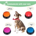 thumbnail image 3 of Voice Recording Button 30 Second Record Playback Pet Training Buzzer Funny Gag Gift 8 Pack, 3 of 7