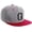 Light Grey Red, White Black, variant on Classic Snapback Hat Custom A to Z Initial Varsity Letters, White Red Hat White Red Letter H