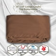 thumbnail image 3 of SUNNYOUTDOOR 10x10ft Gazebo Replacement Canopy Top Single Tier Canopy Top Cover, Frame Not included (Brown), 3 of 5