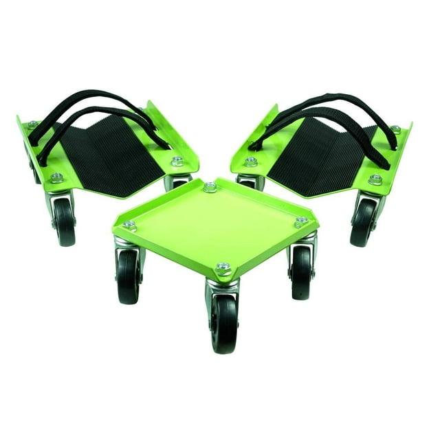 KASTFORCE KF2014 Motoneige Dolly Robuste 1500Lbs V-Slide avec Roulettes Pivotantes en PVC de 2,5” et Coussin en Caoutchouc Protégeant les Skis et 2 Paires de Sangles Robustes Fixant Fermement les Skis