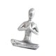 thumbnail image 5 of Estatua de yoga de resina, escultura artística, decoración nórdica artesanal, figura de postura de yoga para el hogar. orar, 5 of 9