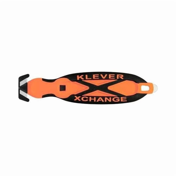 Klever Safety Cutter,6-1/2 in.,Black/Orange KCJ-XC-G