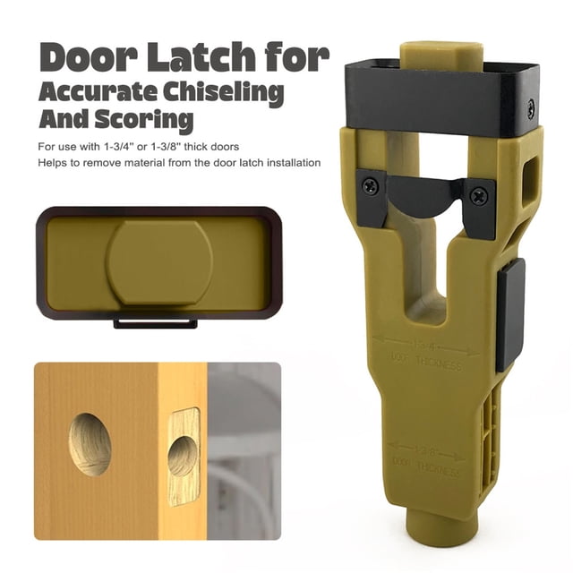 Mortise Slot Tool, Door Latch Installer With Adjustable Blade, for Lock Installation, Blue