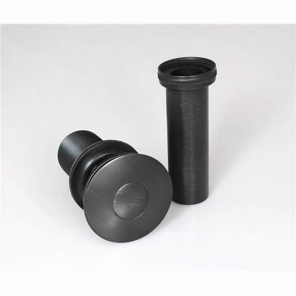 1.25 in. Decorative Push Button Bathroom Sink Drain without Over Flow, Oil Rubbed Bronze