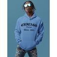 thumbnail image 2 of Chicago Gothic Font Hoodie Men - Men Hoodie, 3XL, 2 of 4